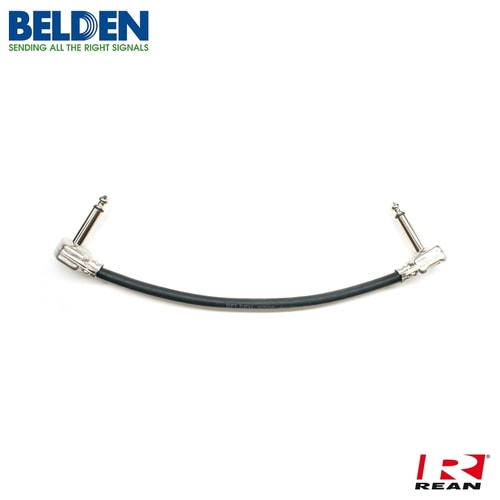 벨덴 9778 이펙터 패치케이블 블랙 30cm BR-9778P-30B