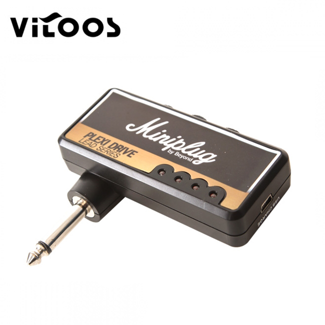 VITOOS Miniplug Plexi Drive 헤드폰 이어폰 포켓 미니 앰프